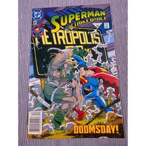Superman Action Comics 684 Doomsday Metropolis 50 Mi Dec 1992 DC Comics